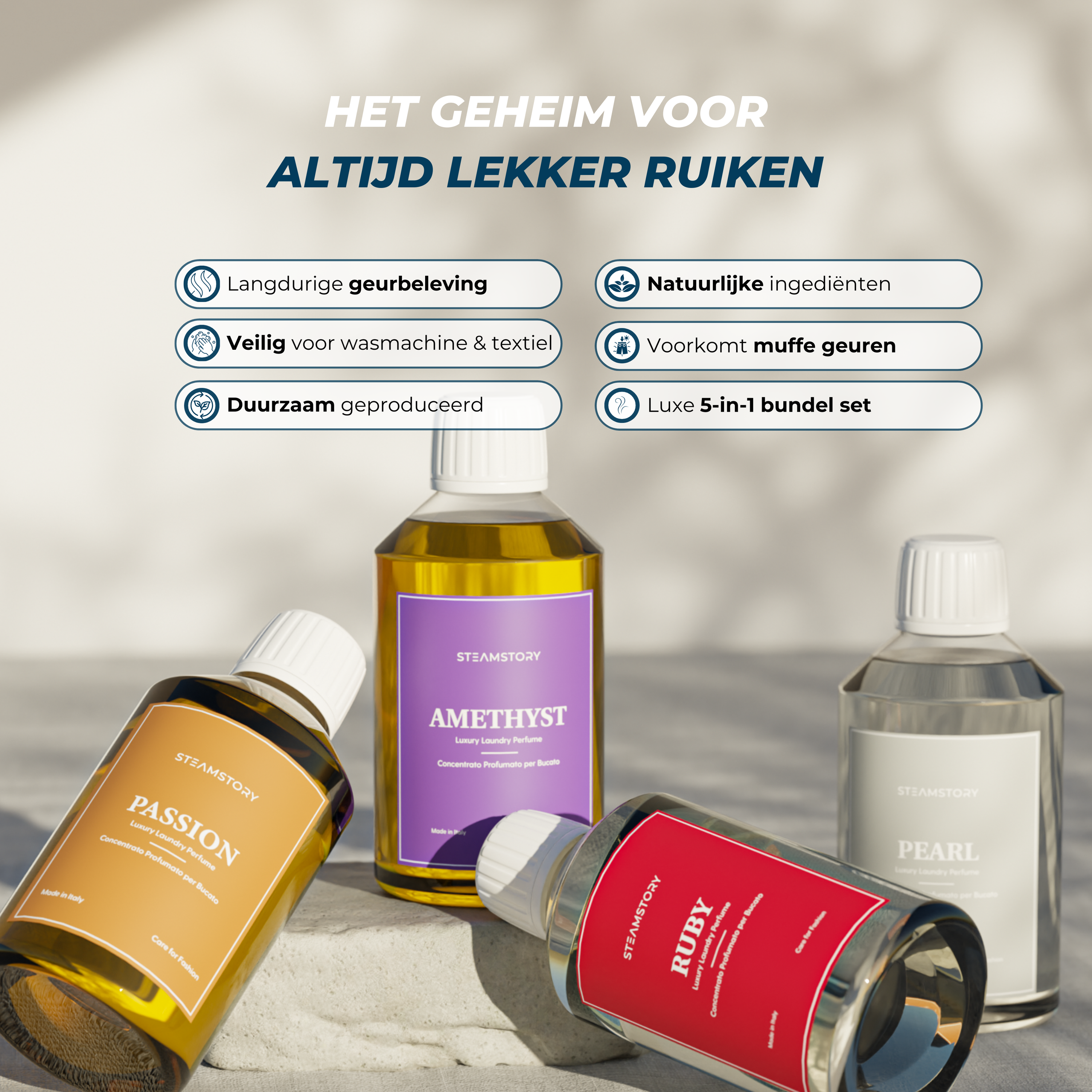 Laundry Perfume Bundle Set 2.0 (5x250ML)